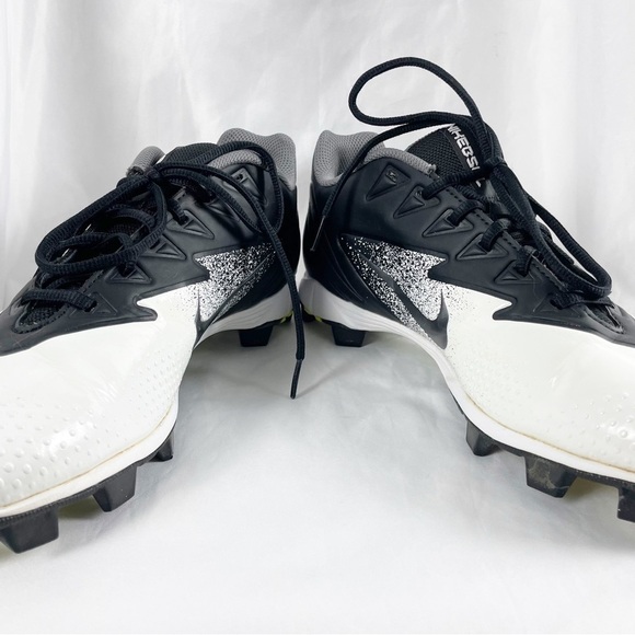 Nike Lunar Vapor Ultrafly Elite Football Baseball Cleats Black White Athletic - Picture 3 of 9